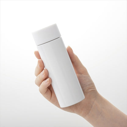 真空ステンレスミニボトル130mL ホワイト B3696 【単品】