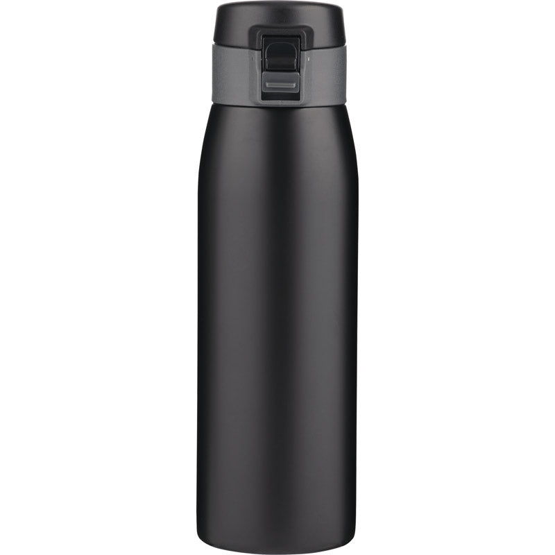 真空二重ワンタッチボトル500mL 黒 SR-59B 【単品】