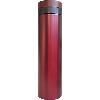 真空二重断熱構造マグボトル600mL レッド F-2718 【単品】