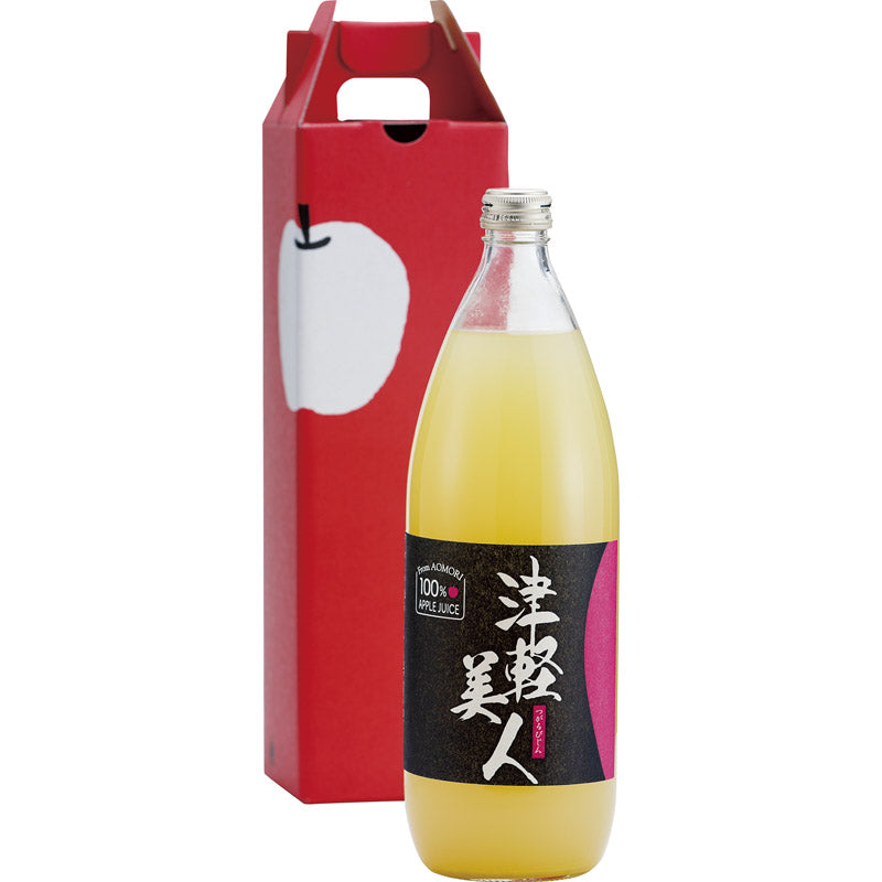 青森県産100％りんごジュース『津軽美人』 1000mL 1本 【単品】