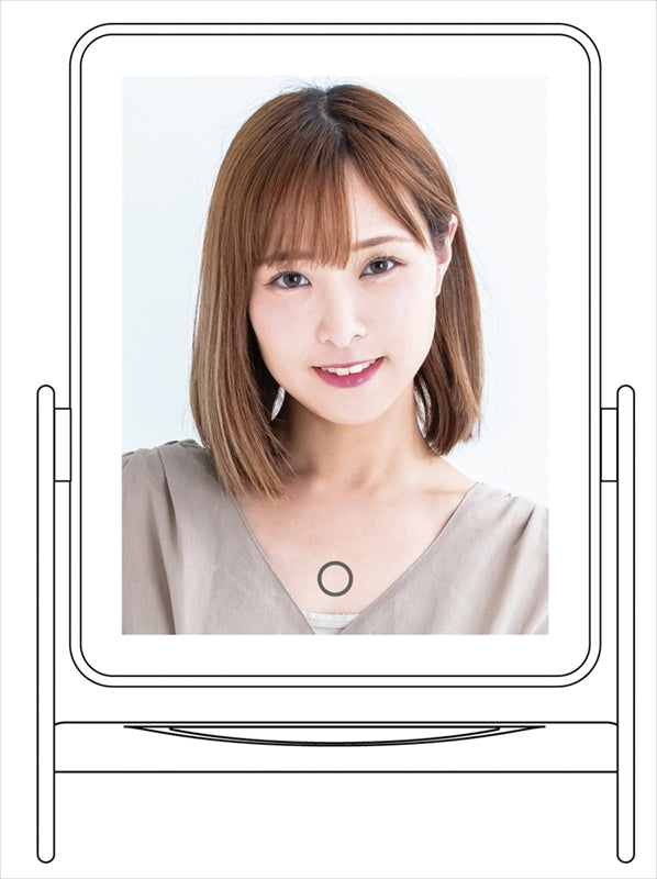 卓上LEDライトアップミラー（電池式） 30820 【単品】