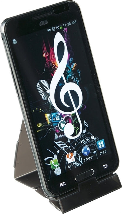 薄型スマホスタンド ブラック TN-011 【単品】
