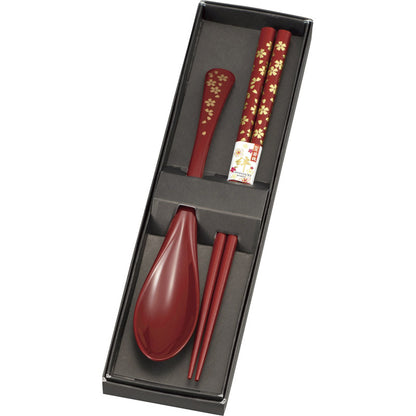 箸・スプーン 桜 朱 16629 【単品】