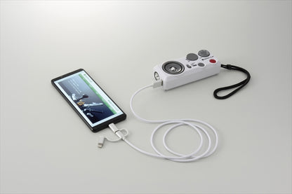 防災セットに入れておくと便利な『ミニラジオライト』 STP-305WH 【単品】
