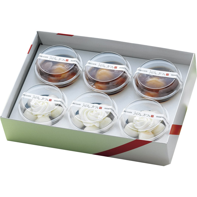 北海道シロマルカフェ 白玉スイーツ6個セット SMC33N 【単品】
