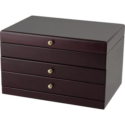 木製ジュエルケース（2ツ引） 17-809 【単品】
