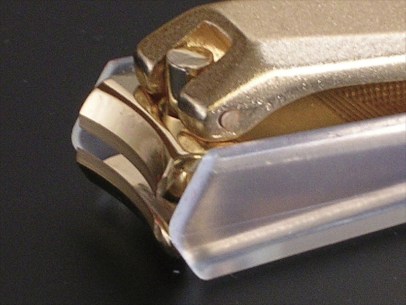 和製金メッキ爪切り（大・カバー付） NC-212KC 【単品】