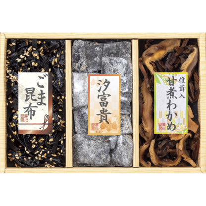 廣川昆布 万味豊秀 3品佃煮詰合せ（B－10） 201-31 【単品】