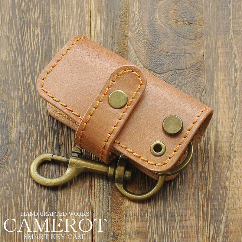 【CAMEROT】バッファローレザースマートキーケース■3063■水牛革リモコンキーケース