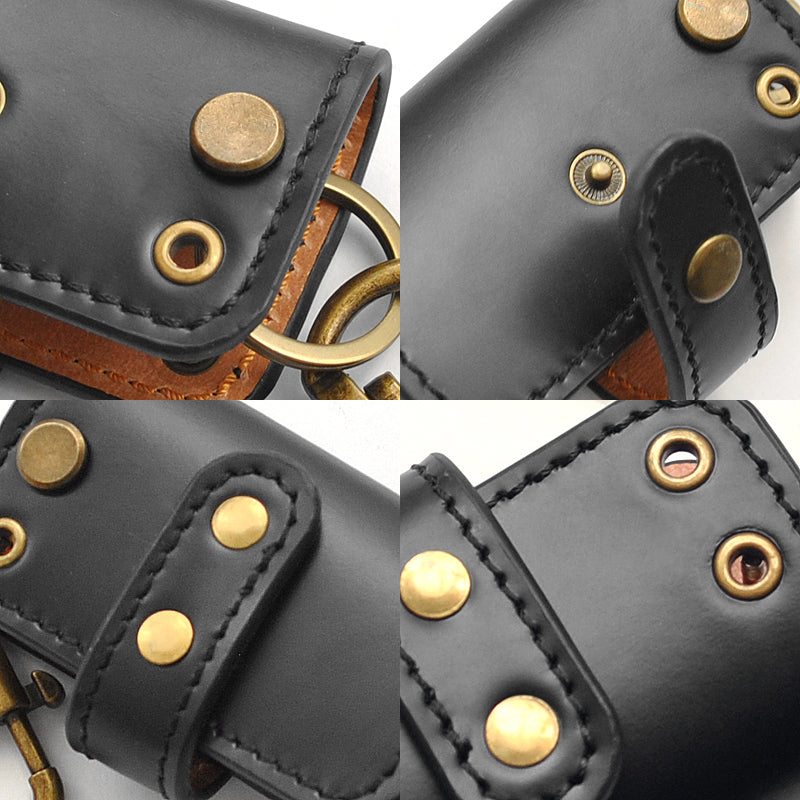 【CAMEROT】馬革×バッファローレザースマートキーケース■3063-1■ホースレザーリモコンキーケース