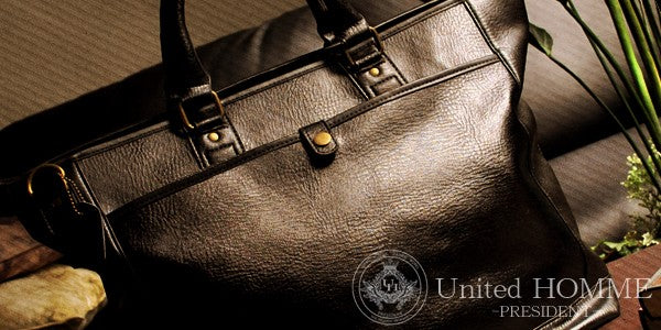 【United HOMME】牛革アレンジメント2WAYショルダーバッグ■UHP-2351■カジュアルにも使えるビジカジバッグ