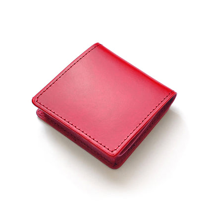 【BEAMZSQUARE】ボンデッドレザーコインケース■BZSQ-216■財布/ボックスタイプ小銭入れ レッド×1個