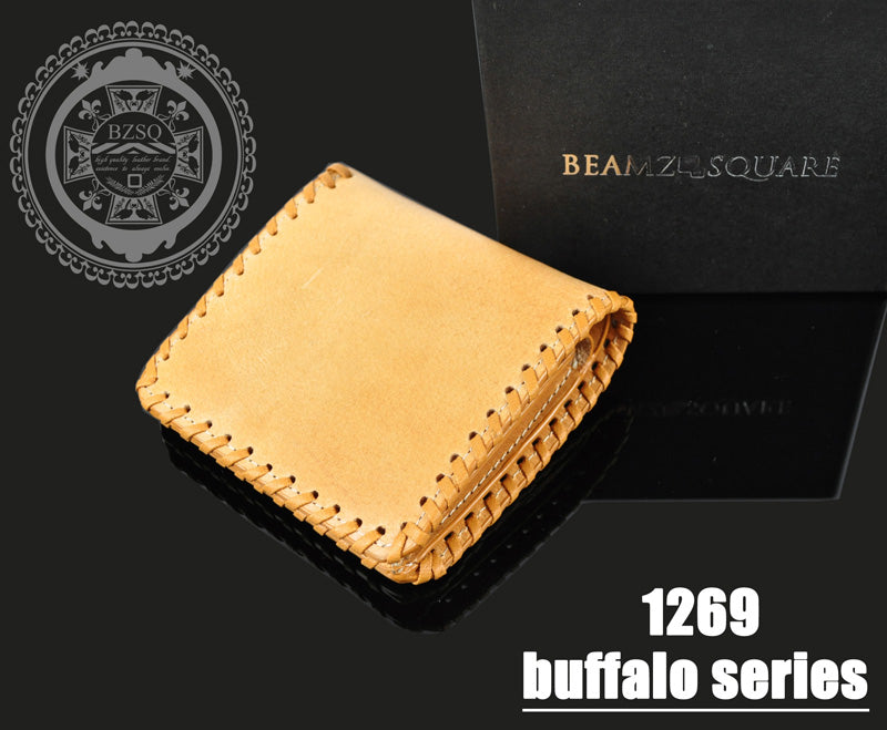 BEAMZSQUARE　バッファローレザー（水牛革）ショートウォレット　BS-1269 1個