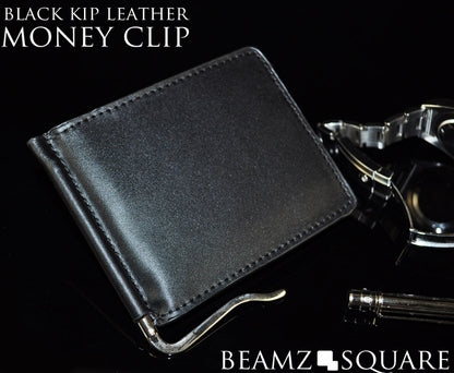 BEAMZSQUARE　牛革製紳士マネークリップ　BZSQ-555BK 1個