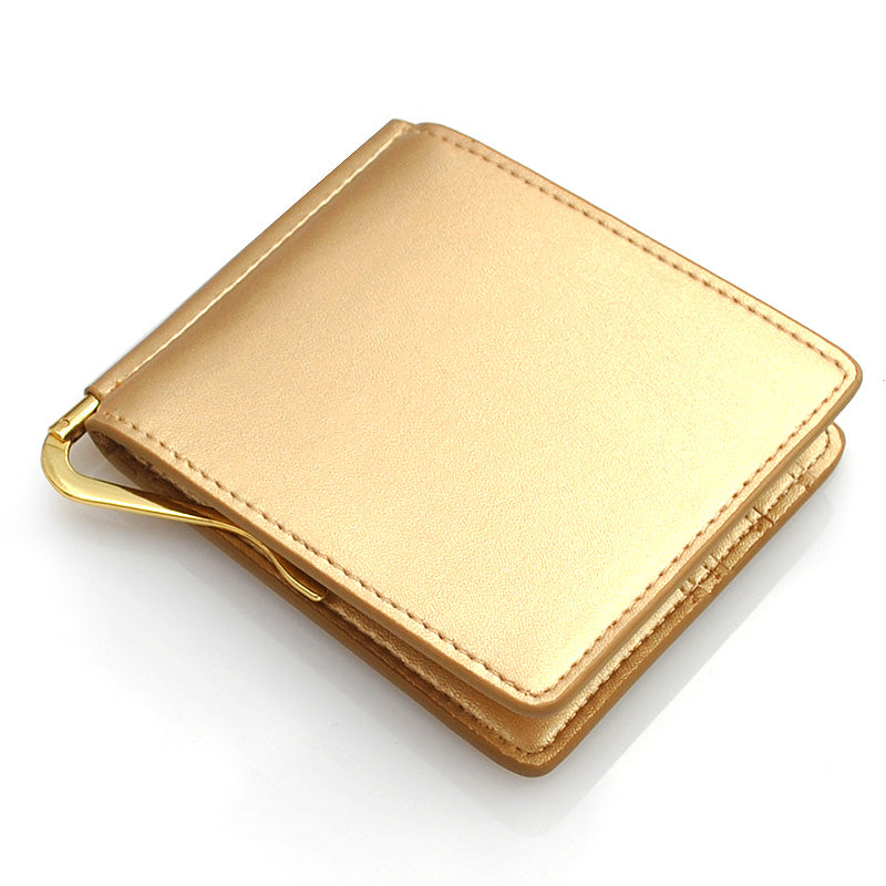 BEAMZSQUARE　オールゴールデンカラー牛革マネークリップ　BS-16716GD 1個