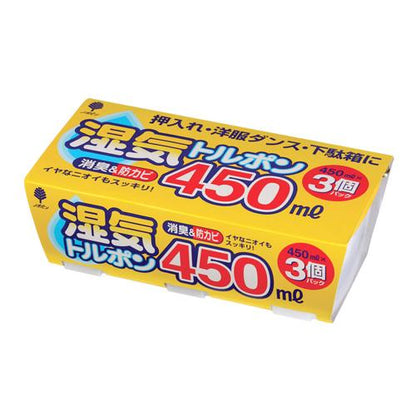 【12点セット】 除湿剤（消臭・防カビ） 湿気トルポン450ml(3個入) 日本製 sangost