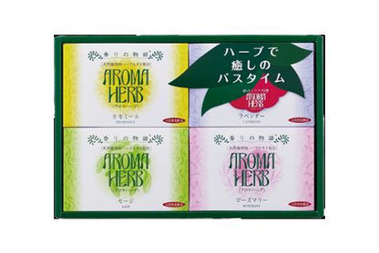 【20点セット】 入浴剤 アロマハーブ香りの物語 ギフトセット(12包入) ／日本製 sangobath