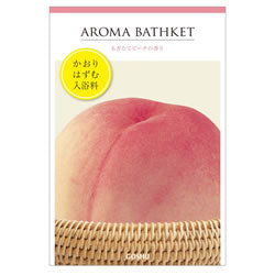 【10点セット】 入浴剤 アロマバスケット・ピーチ 日本製 sangobath もぎたてピーチの香り