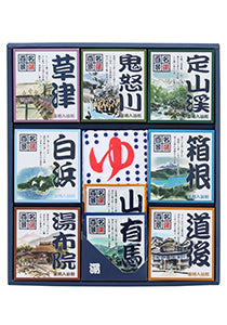 【6点セット】 薬用入浴剤 名湯百景 ギフトセット 24包+タオル入 GMT-30 日本製