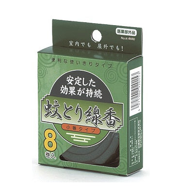 【10点セット】 夕顔 蚊とり線香 小巻タイプ 8巻入 日本製 sangost