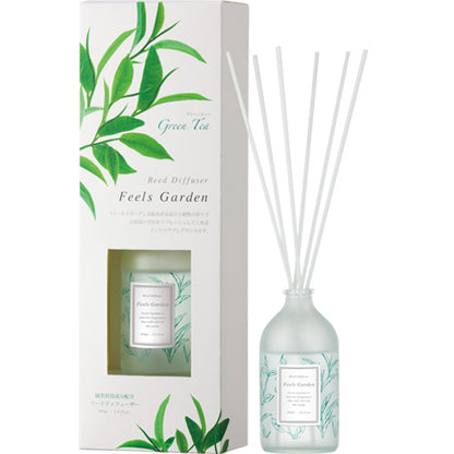 【3点セット】 消臭・芳香剤（リードディフューザー） グリーンティー 90ml/日本製 sangoaroma