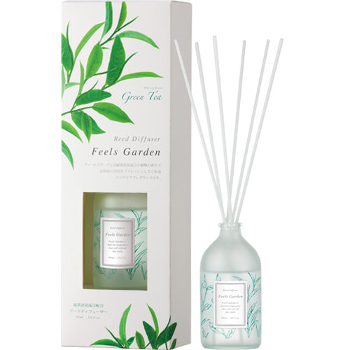 【3点セット】 消臭・芳香剤（リードディフューザー） グリーンティー 90ml/日本製 sangoaroma