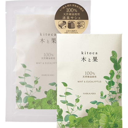 【24点セット】 消臭・芳香剤 木と果 消臭サシェ ミント&ユーカリ 日本製 sangoaroma