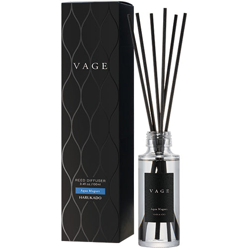 【3点セット】 芳香剤（リードディフューザー） VAGE・バーグ100 アクアミュゲ（透明感があるフローラルの香り）100ml /日本製 sangoaroma
