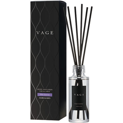 【3点セット】 芳香剤（リードディフューザー） VAGE・バーグ100 クリアジャスミン（魅力的なジャスミンの香り）100ml 日本製 sangoaroma