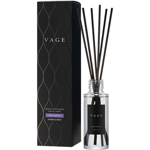 【3点セット】 芳香剤（リードディフューザー） VAGE・バーグ100 クリアジャスミン（魅力的なジャスミンの香り）100ml 日本製 sangoaroma